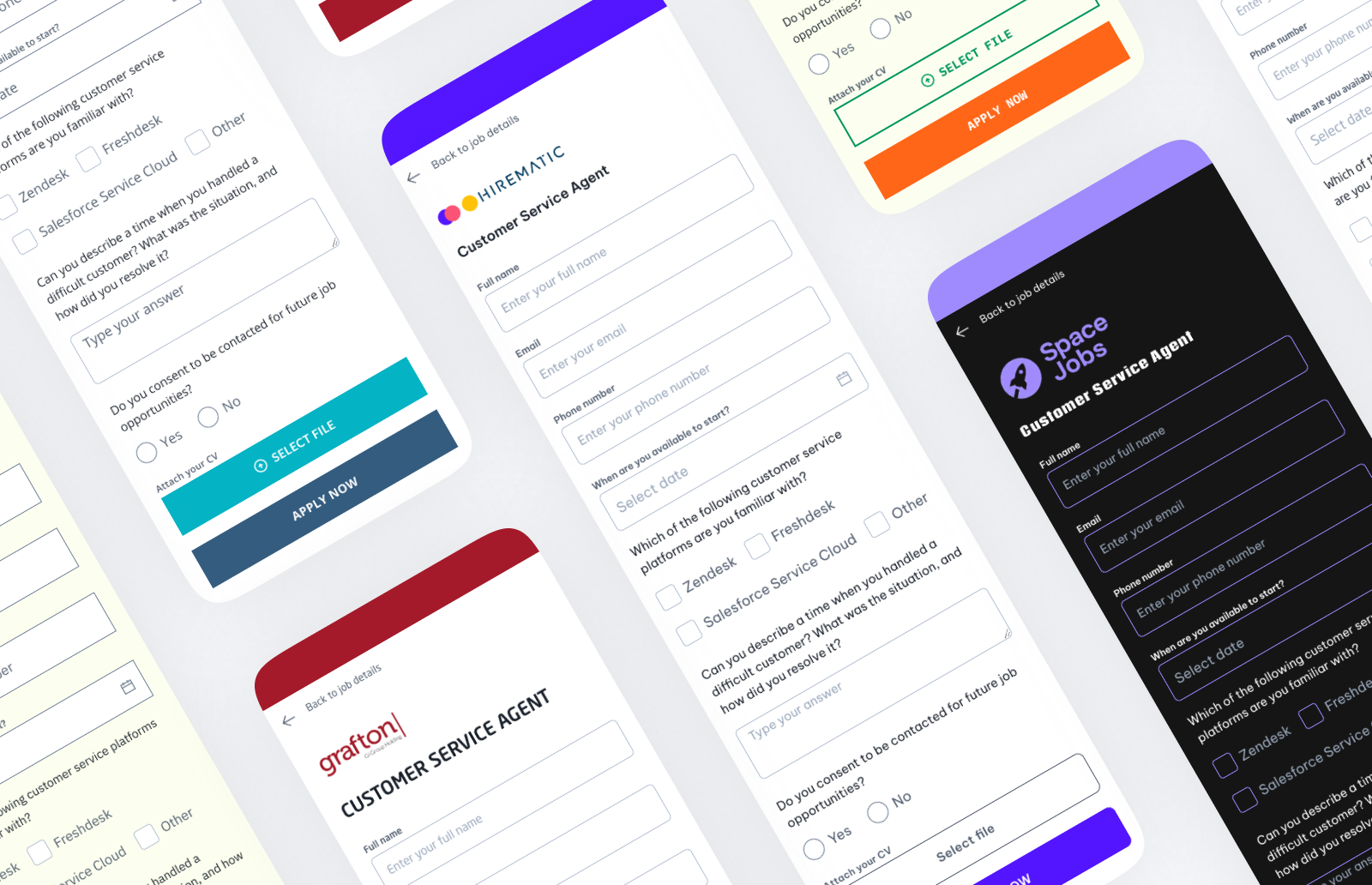 Personalized 1-click-apply forms